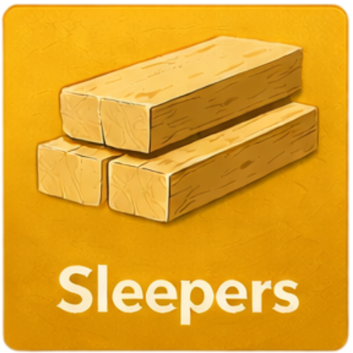 Railway Sleepers - Decking Delivery