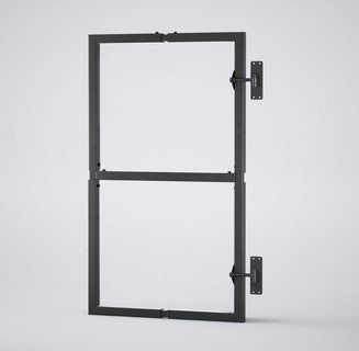 Gatemate Adjustable Steel Gate Frame, Black