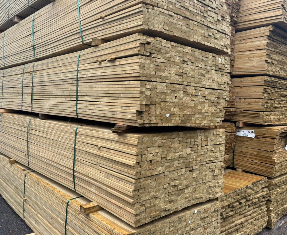 Contemporary Screening Fencing Timber Battens (PSE)