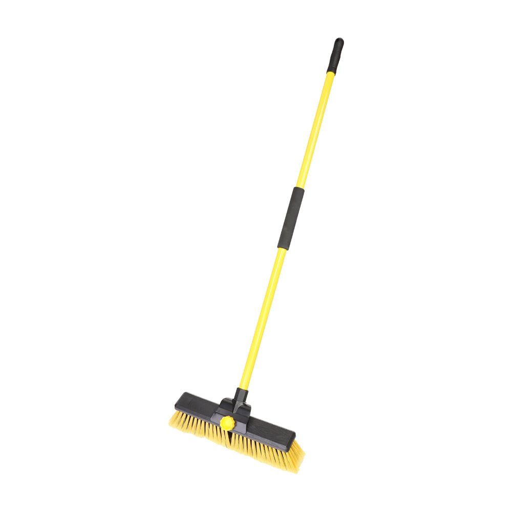 Bulldozer Heavy Duty Broom & Handle 14"