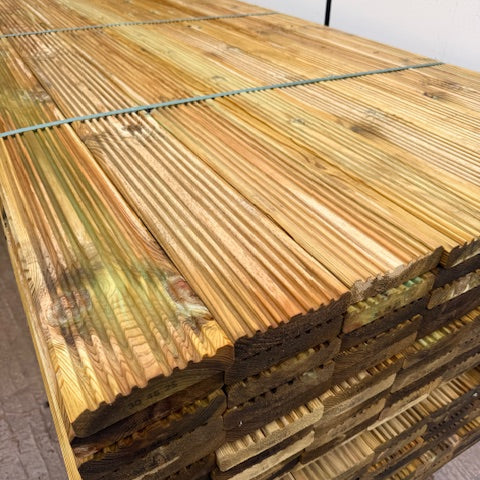 SECONDS OFFER - Wide Softwood Decking Board 3.0m