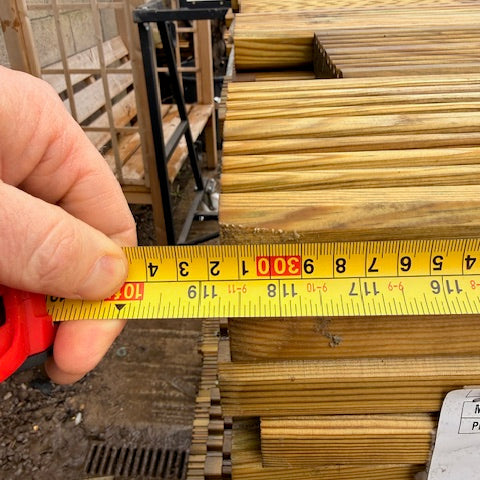 SECONDS OFFER - Wide Softwood Decking Board 3.0m