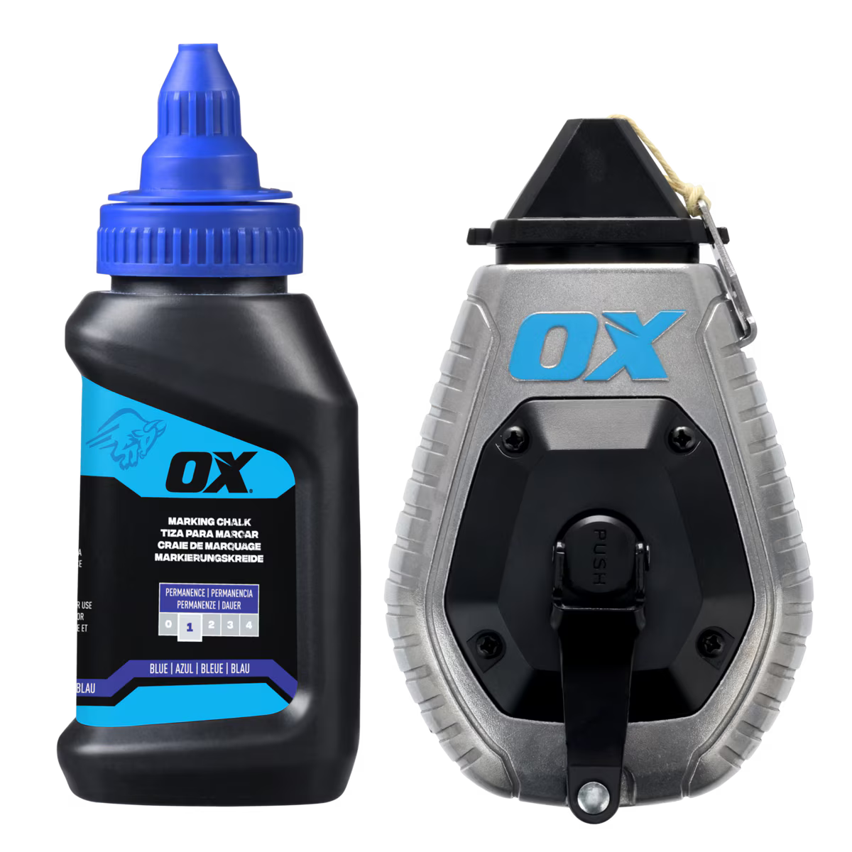 Pro 30m/100' Aluminum Chalk Reel Value Pack - Kevlar Bold Line / 6:1 Gear Ratio