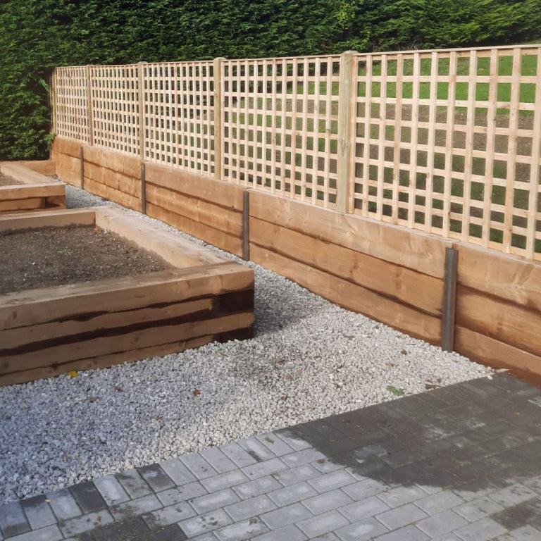 Retaining Wall RSJ Steel for Sleepers