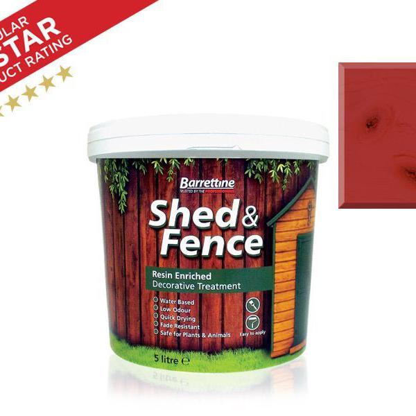 Barrenttine Shed & Fence Treatment 5 Litre - Decking Delivery
