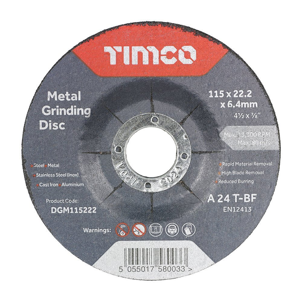 Bonded Abrasive Disc - For Grinding - Decking Delivery
