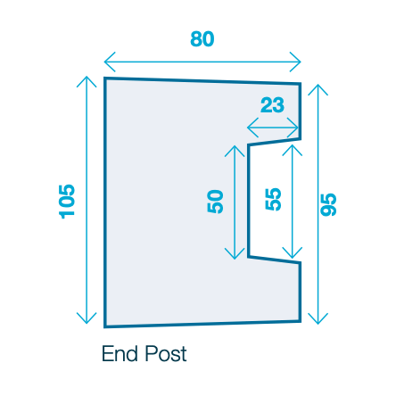 Concrete Fence Posts - Lightweight - Decking Delivery
