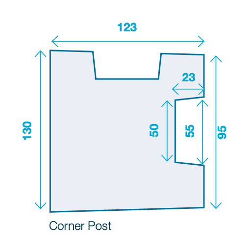 Concrete Fence Posts - Lightweight - Decking Delivery