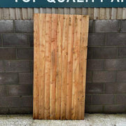 Larch Wooden Garden Close Board Gates - Flat Top - Decking Delivery