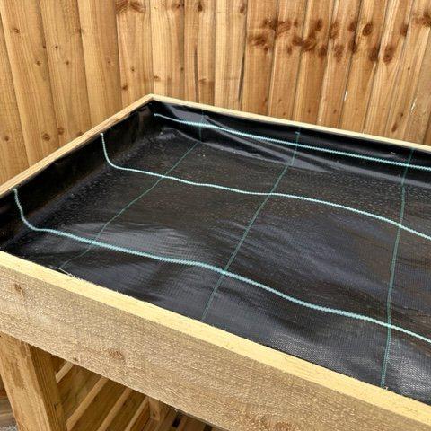 Log Store - Living Roof (green roof system) - Decking Delivery