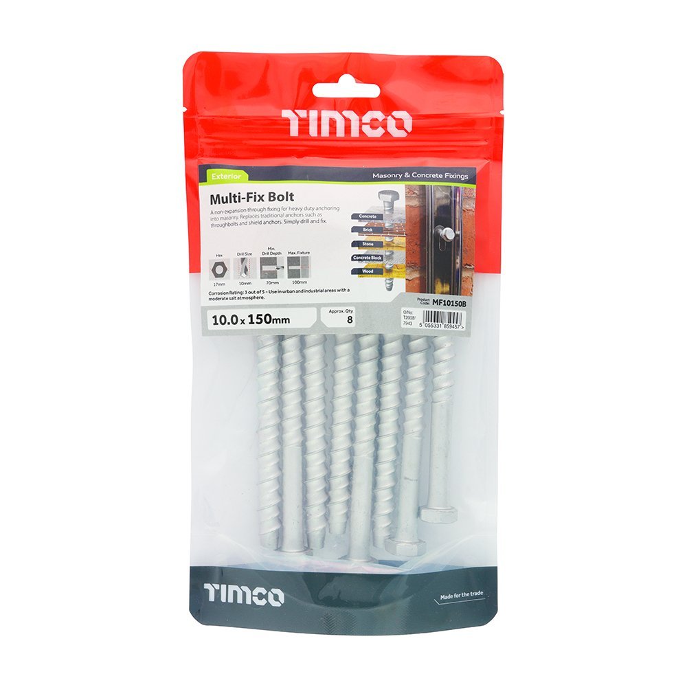 Multi - Fix Bolts - Decking Delivery