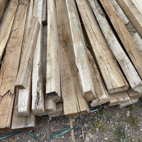 Oak Hardwood Railway Sleepers SECONDS - Decking Delivery