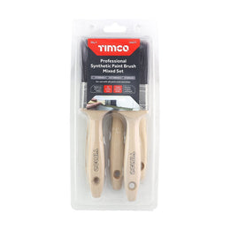 Professional Synthetic Paint Brush Mixed Set - Decking Delivery