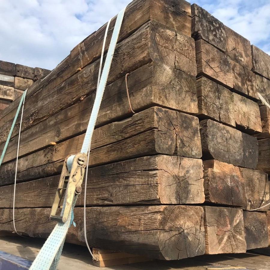 Reclaimed Railway Sleepers - Decking Delivery