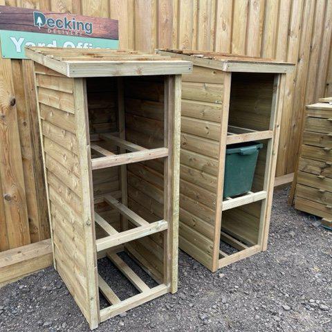Recycling Bin Store - Decking Delivery