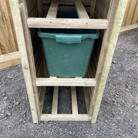 Recycling Bin Store - Decking Delivery
