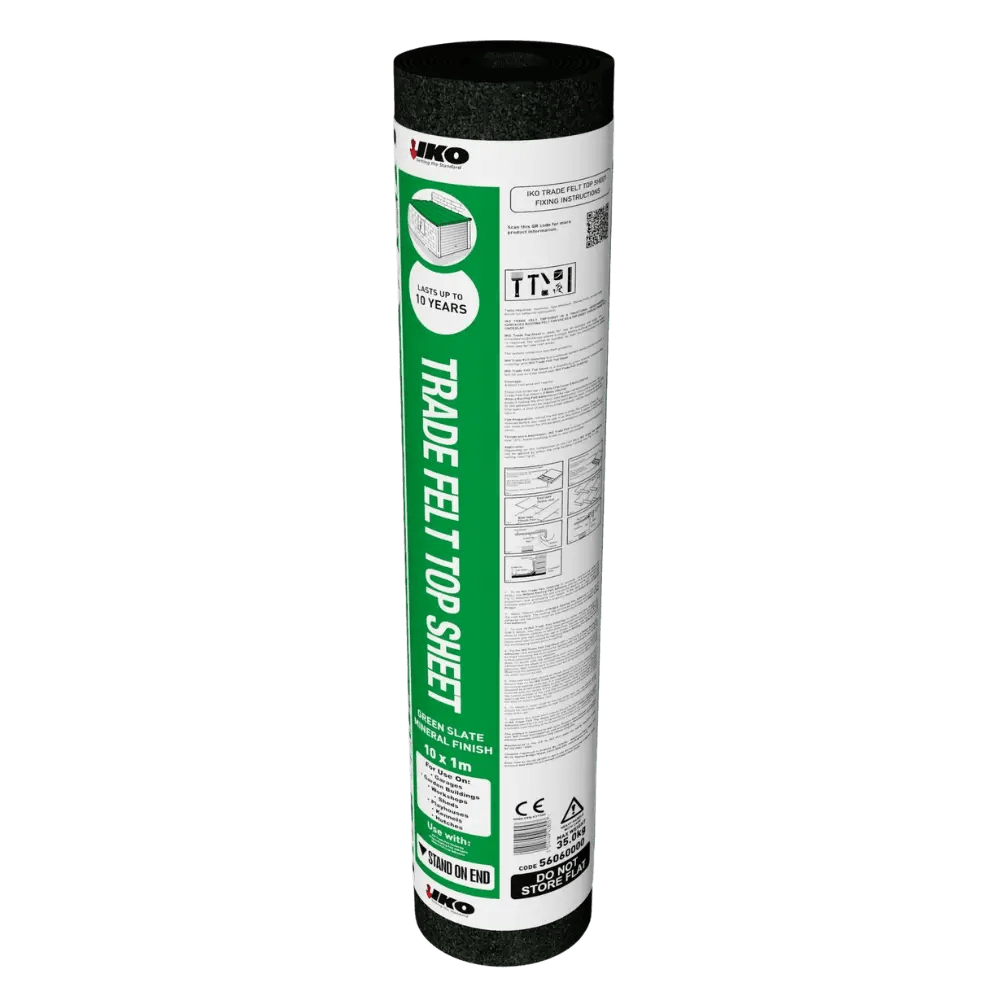 Roofing Felt Roll 1m x 10m (2mm thick) - Decking Delivery