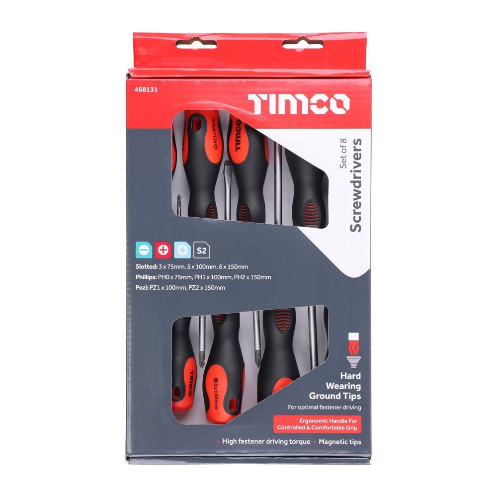 Screwdriver Set 8pcs - Decking Delivery