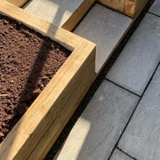 Sleeper Raised Bed - Decking Delivery