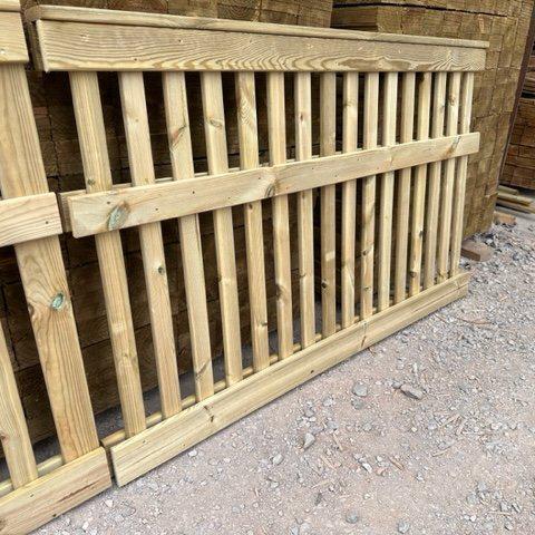 The Mack Panel - Decorative Wooden Fence Panel - Decking Delivery