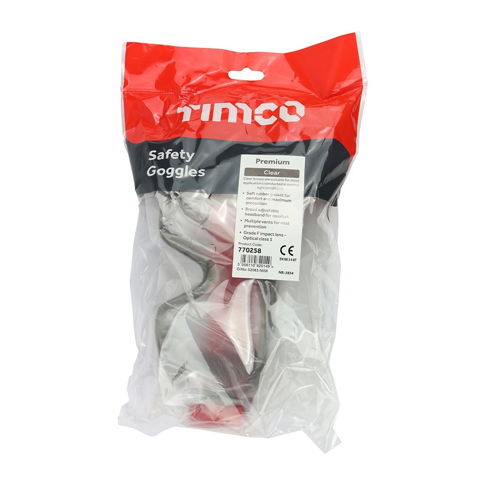 TIMCO Premium Safety Glasses Clear - Decking Delivery