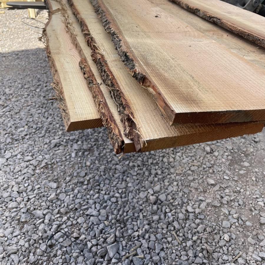 Waney Edge / Live Edge Cladding - Decking Delivery