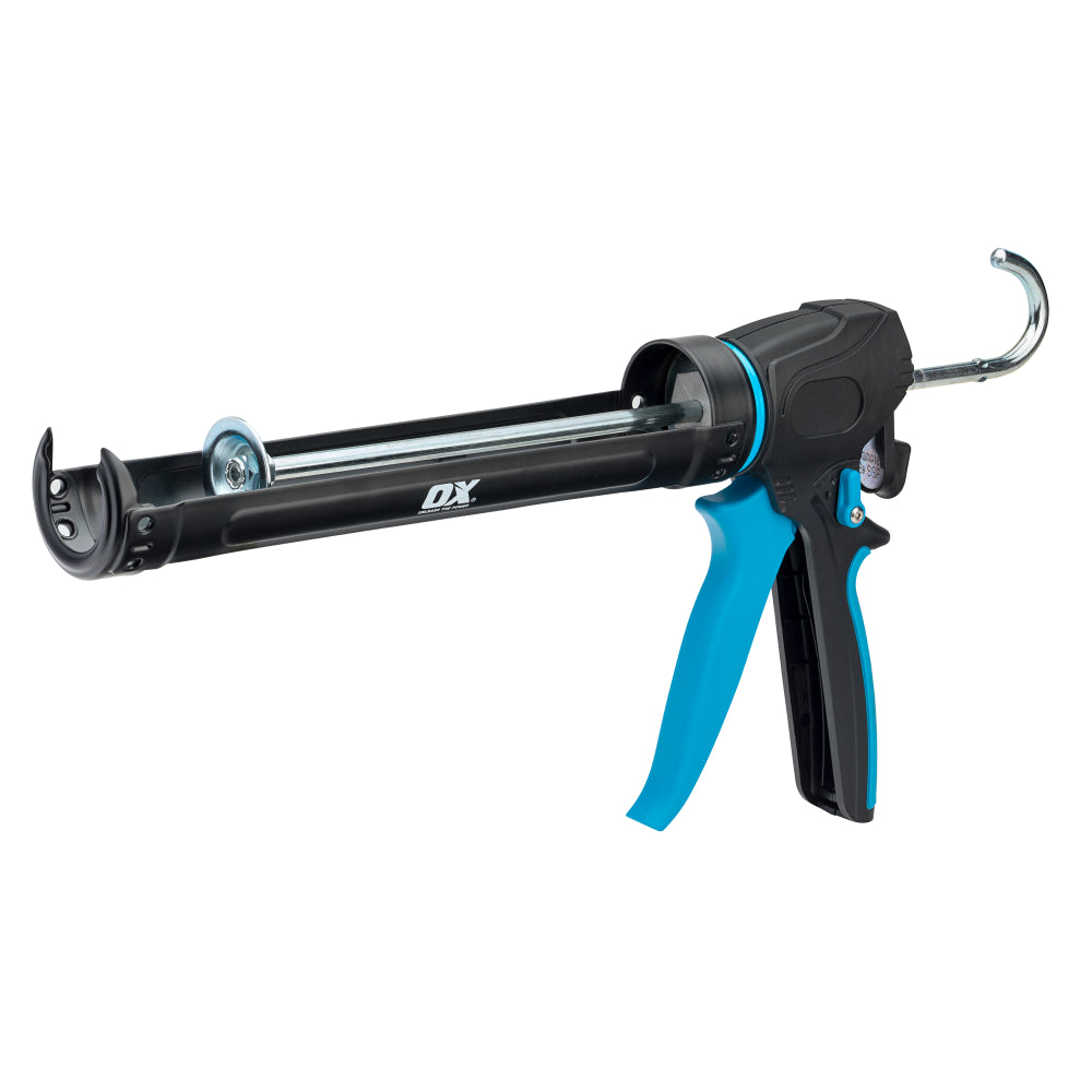 400mL Heavy Duty Caulk Gun | 25:1 /12:1 Dual Thrust Ratio