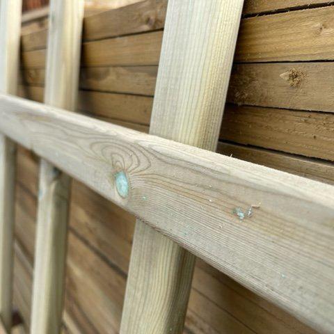 Wooden Garden Fan Trellis - Decking Delivery