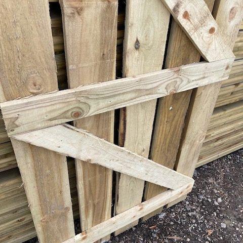 Wooden Garden Gravel Board Gates - Decking Delivery