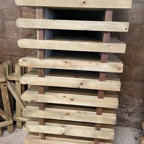 Wooden Garden Picket Fence Panels - Decking Delivery