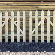 Wooden Garden Picket Gates - Decking Delivery