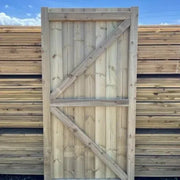 Wooden Garden Ship Lap Gates - Flat Top - Decking Delivery
