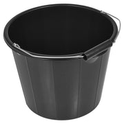 3 Gallon black bucket - Decking Delivery