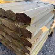 3.9m Chunky Fence Top Cap Capping for Featheredge Fencing - Decking Delivery