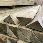 5x4 Notched Timber Fence Post And Arris Rail - Decking Delivery