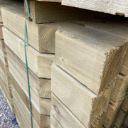 5x4 Notched Timber Fence Post And Arris Rail - Decking Delivery