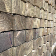 5x4 Notched Timber Fence Post And Arris Rail - Decking Delivery