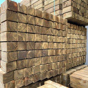 5x4 Notched Timber Fence Post And Arris Rail - Decking Delivery