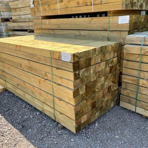 5x4 Timber Fence Posts - Decking Delivery