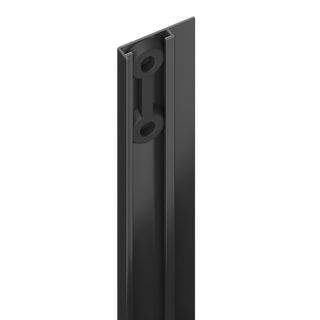 DuraPost® COVER STRIP FOR U CHANNEL | 2.1M BLACK