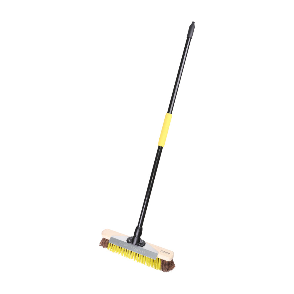 Bulldozer Heavy Duty Wooden Utility Broom & Handle 16"