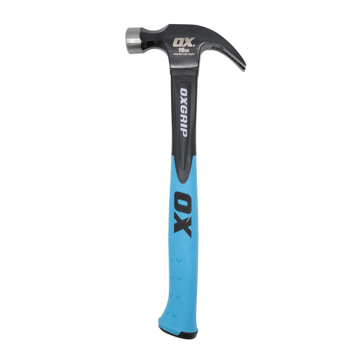 OX Trade Fiberglass Handle Claw Hammer