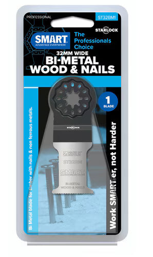 SMART Starlock Bi-Metal Wood & Nails Blade