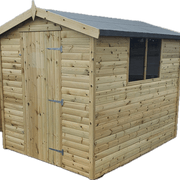 Apex Shed - Decking Delivery