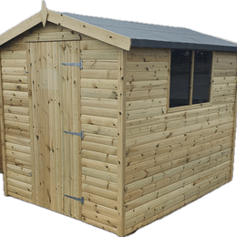 Apex Shed - Decking Delivery
