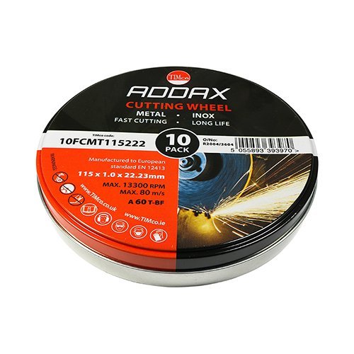 Bonded Abrasive Disc - For Cutting - Decking Delivery
