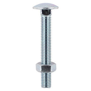 Carriage Bolts with Nuts - Zinc - Decking Delivery