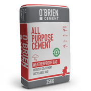 Cement - O'Brien 25kg Plastic Bags - Decking Delivery