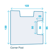 Concrete Fence Posts - Lightweight - Decking Delivery