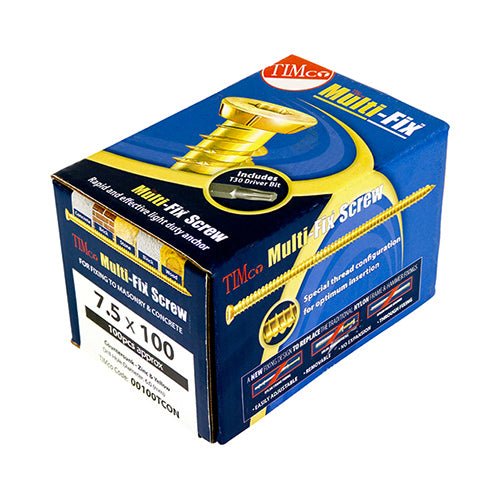 concrete screws - Decking Delivery